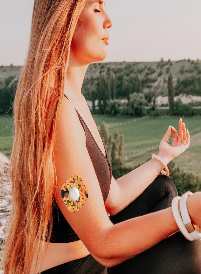 XIHIRCD 10pcs Waterproof Sensor Over Patches for Dexcom G7, Adhesive CGM Sensor Overpatches Overlay Stickers Patches Thanksgiving Themed Covers Accessories (5 Motifs) - Image 5